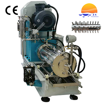 Horizontal pin type bead grinding mill 2