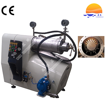Horizontal pin type bead grinding mill 1
